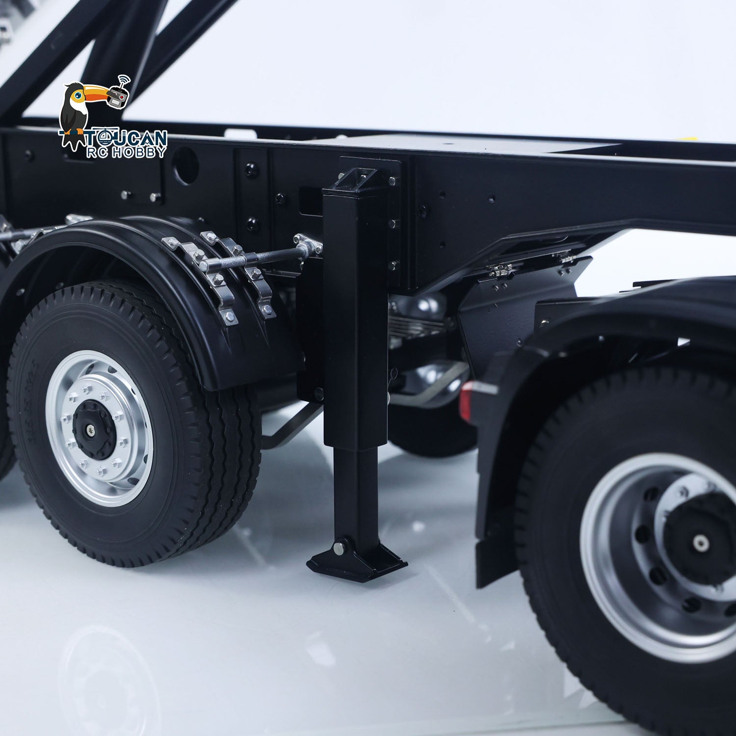 KABO 5801 ready to run rc tractor 4x4 heavy tipper trailer gray full assembly model

