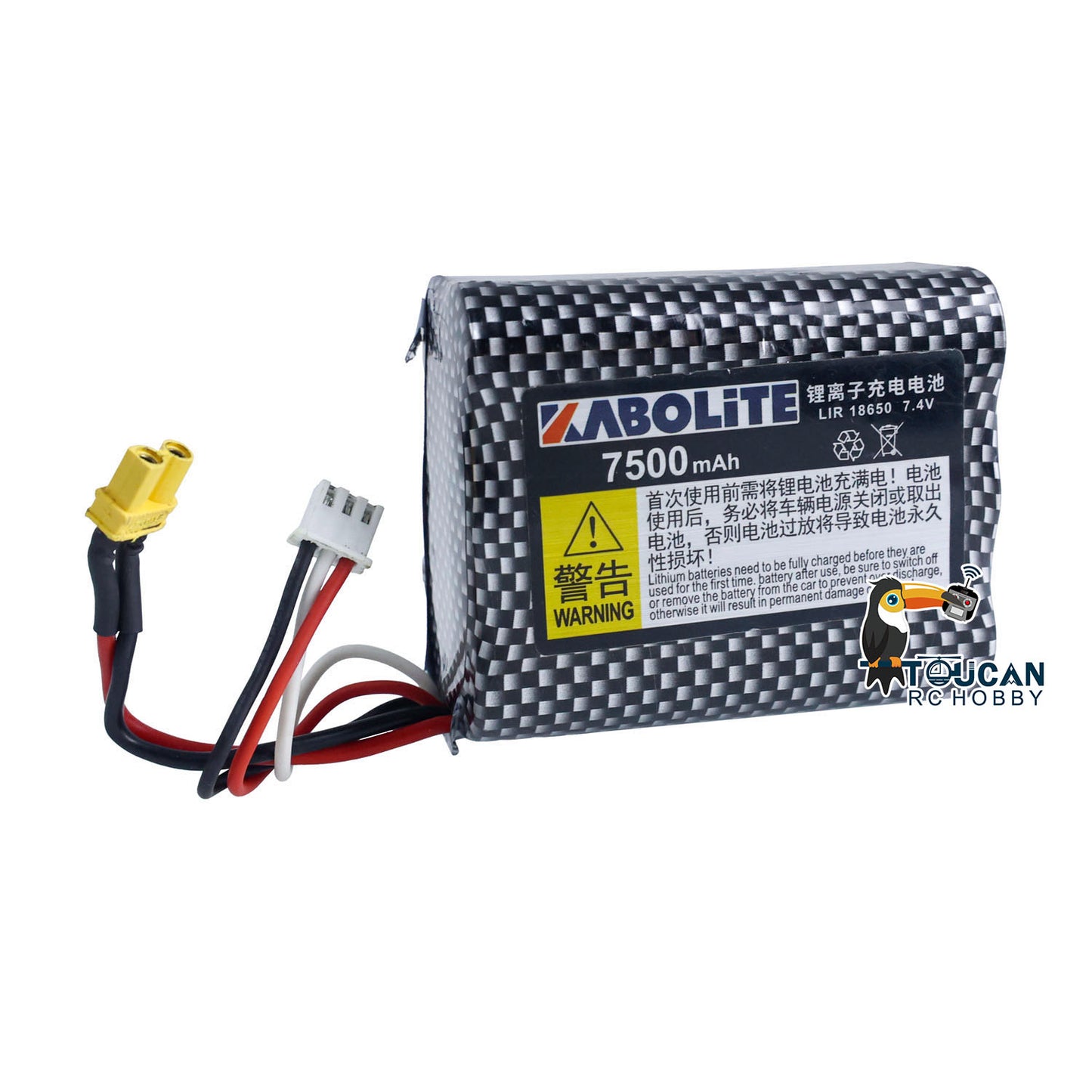 Kabolite Li-ion Battery 11.1V 10000mAh 7.4V 5800MAH 7500MAH for 1/14 RC Excavator Truck Dumper Truck K350 K961-100 K966 Construction Vehicle Hobby DIY