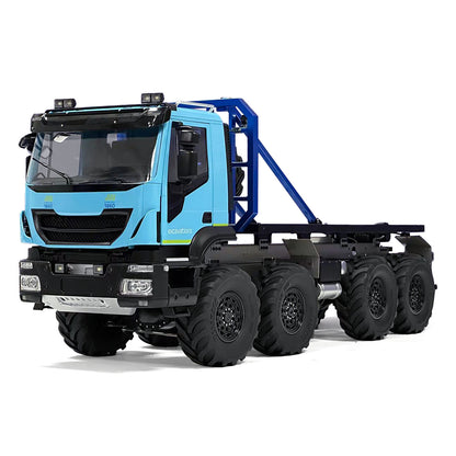 1/14 8x8 RC Rock Crawler Car Climbing Vehicle Remote Control Flatbed Truck DIY Car Model Light Sound System Servo ESC