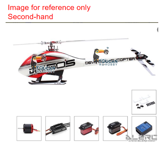 CN Stock Second-hand Aircraft Model ALZRC-505FAST Helicopter Kit Version