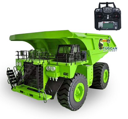 Toucanhobby 793D 1/20 Metal RC Hydraulic Mining Truck FS-i6X Radio Controller Spring Suspension Differential Rear Axle Light Warning Sound for Construction Model Collectors