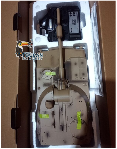 Second Hand US Stock 1/16 Tongde RC Tank M109A2 Self-propelled Howitzer RTR Infrared BB Barrel Recoil