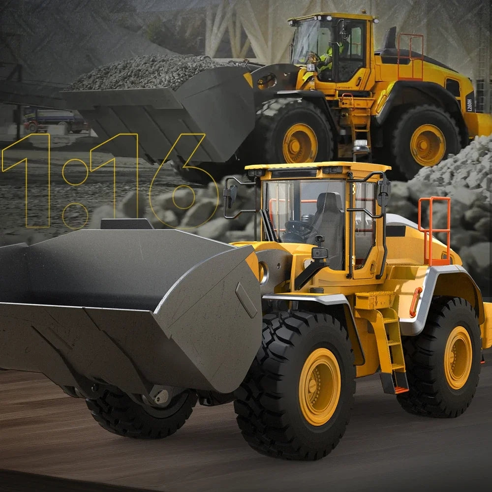 Double Eagle Metal 1/16 L260H E592 RC Loader Remote Control Electric L ...