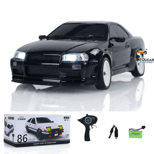 US Stock LDRC A99 1/18 RWD RC Car Drift Car Remote Control Racing Vehicles Model Lights