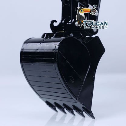 LESU AOUE LR945 1/14 Metal Hydraulic RC Excavator B0016 RTR Tracked Digger 7CH Reversing Valve Light FlySky PL18EV Lite Radio Controller