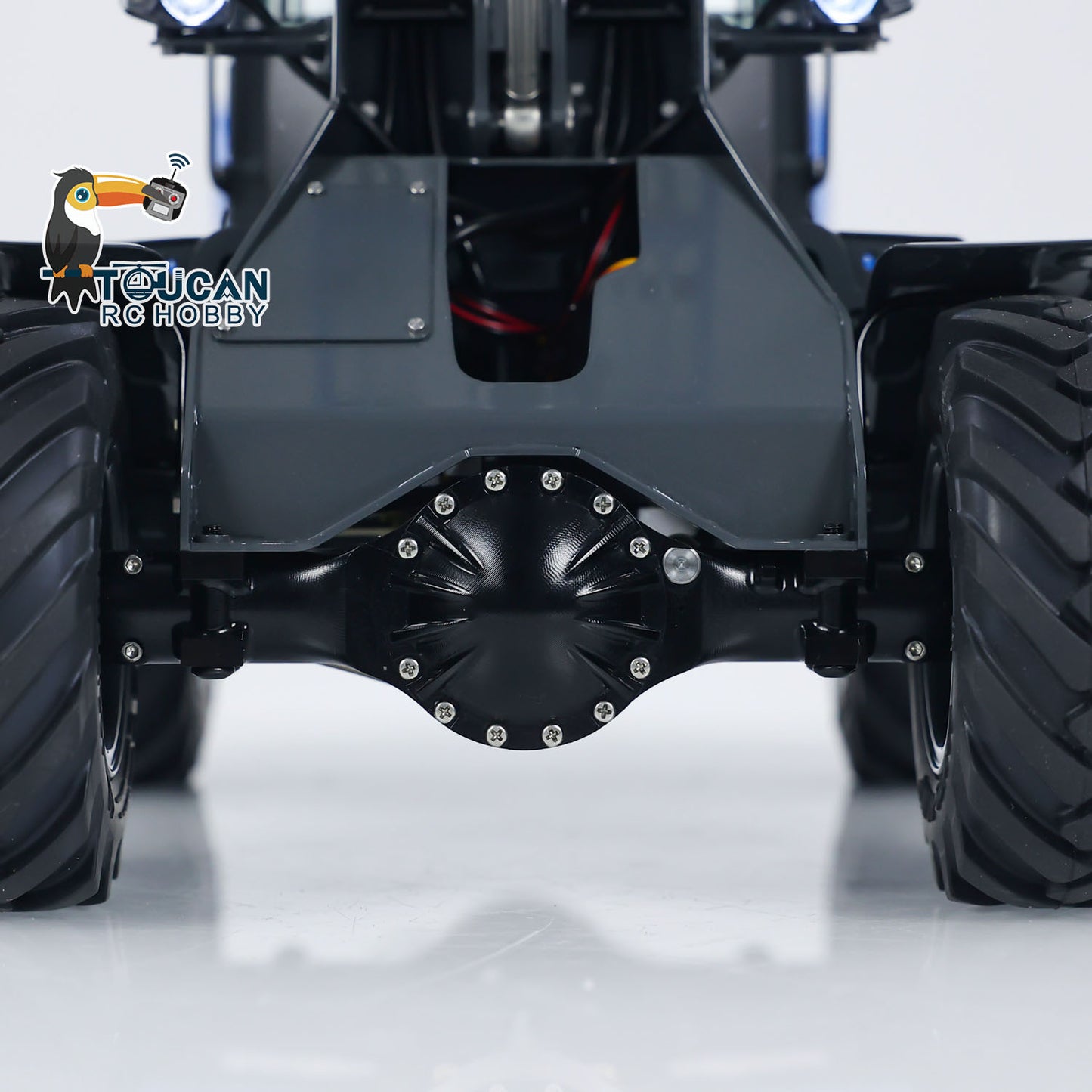 LESU AOUE MCL8 1/14 4X4 Metal Hydraulic RC Wheel Loader A0015 RTR Towing Hook I6S Radio Controller 4 Ways Valve Rear Axle Differential Lock Sound Light System
