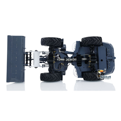 LESU AOUE MCL8 1/14 4X4 Metal Hydraulic RC Wheel Loader A0015 RTR Towing Hook I6S Radio Controller 4 Ways Valve Rear Axle Differential Lock Sound Light System