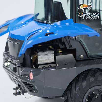 LESU AOUE MCL8 1/14 4X4 Metal Hydraulic RC Wheel Loader A0015 RTR Towing Hook I6S Radio Controller 4 Ways Valve Rear Axle Differential Lock Sound Light System