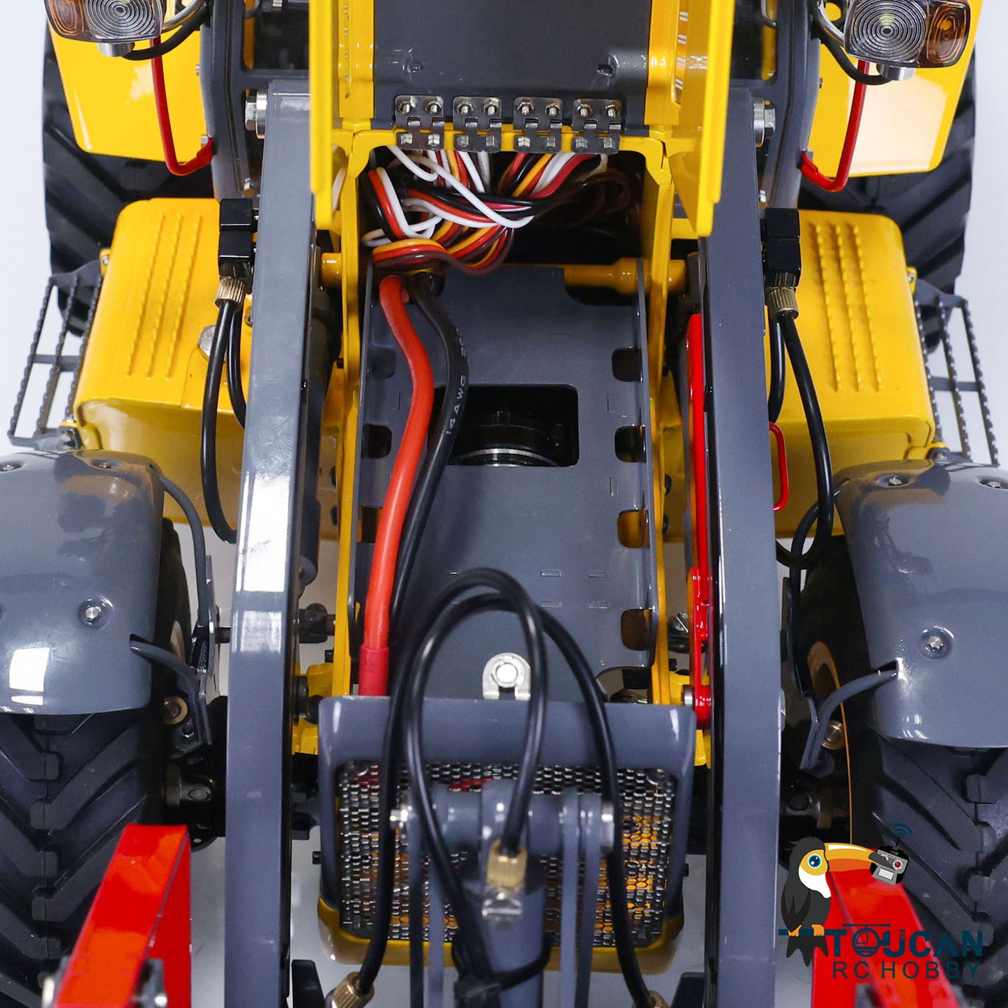 LESU Aoue BL71 1/14 Metal RC Backhoe Loader Excavator A0010 RTR Support Leg Light Sound System