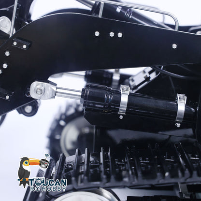 LESU LR636 1/14 Metal RC Hydraulic Loader B0014 RTR Brushless Drive Motor Tail Hook Rear Plow PL18EV Lite Remote Controller 4 Ways Directional Valve Sound Light System