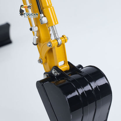 LESU PC30 1/14 Metal RC Hydraulic Excavator B0003 RTR 6CH Reversing Valve Mini Digger Brushless Rotary Drive Motor Sound & Light FrSky X14 Controller