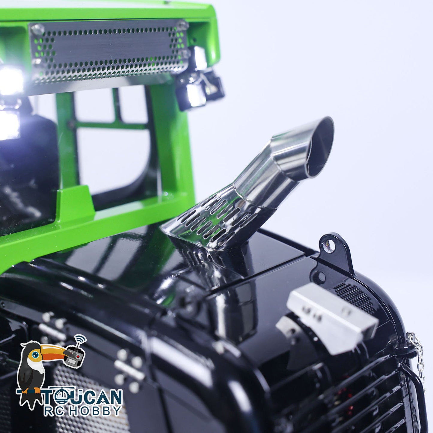 LESU LR636 1/14 Metal RC Hydraulic Loader B0014 RTR Brushless Drive Motor Tail Hook Rear Plow PL18EV Lite Remote Controller 4 Ways Directional Valve Sound Light System