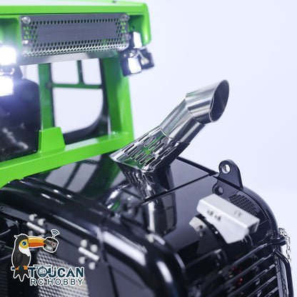 LESU LR636 1/14 Metal RC Hydraulic Loader B0014 RTR Brushless Drive Motor Tail Hook Rear Plow PL18EV Lite Remote Controller 4 Ways Directional Valve Sound Light System