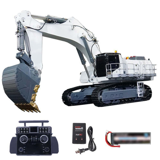 IN STOCK LESU 1/14 Heavy Double Pump RC Hydraulic Metal Excavator AOUE 9150 XE Lite Radio Controlled RTR Version Digger Light System