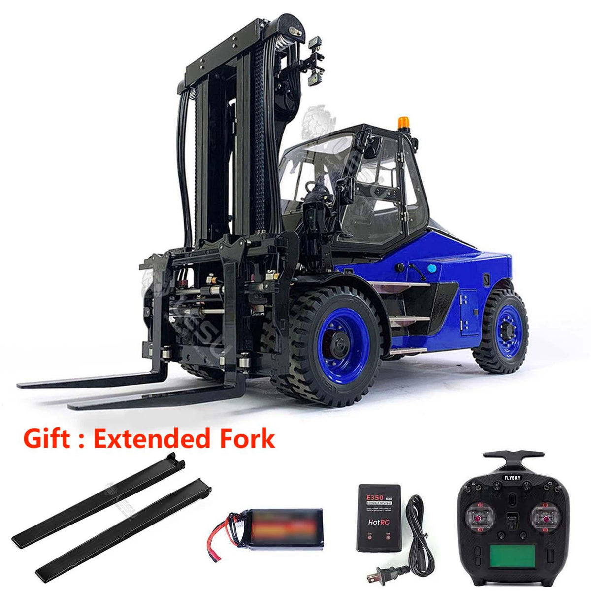 Rc Telehandler Model LESU 1/14 RTR Hydraulic RC forklift Aoue-LD160S for Truck Painted Asse ...
