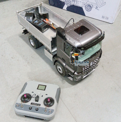 Free Shipping Second Hand US Stock Kabolite 4x4 1/14 RC Dumper Truck 5701 RTR Remote Control Tipper Car 2-speed
