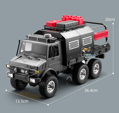 TOUCAN RC HOBBY JJRC C8823C 1/12 6x6 RC Crawler Car Remote Control Off Road Rock Climbing Truck 2 Speed Gearbox LED Lights 370 Brushed Motor