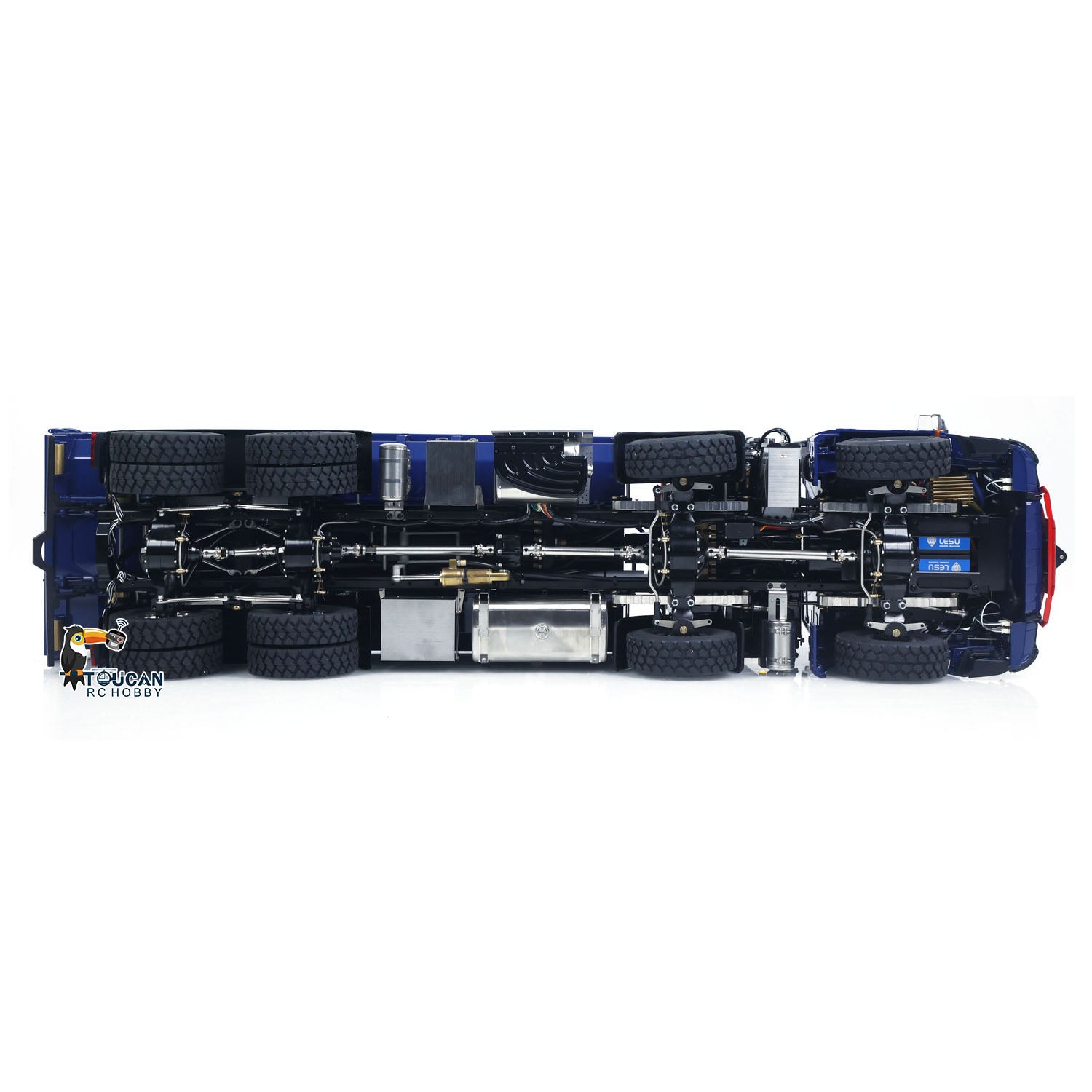 Lesu hydraulic heavy truck complete motor ESC servo power assembly

