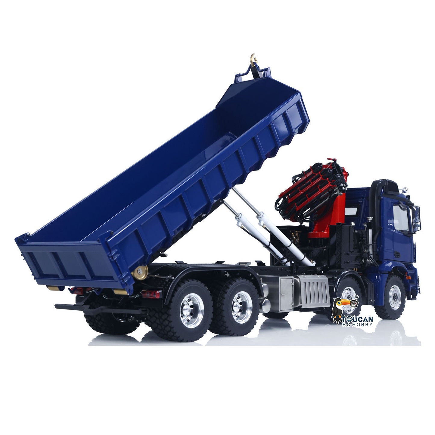 Lesu roll off dump truck matched with PL18EV remote control transmitter
