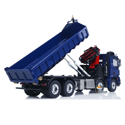Lesu roll off dump truck matched with PL18EV remote control transmitter
