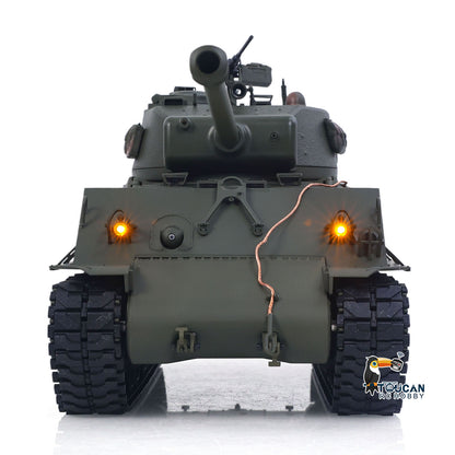 M4A3 semi metal tank full turret rotation infrared bb firing built in smoke device
