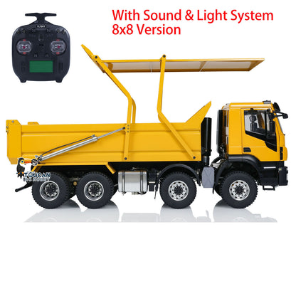 MD tipper truck equipped with motor ESC and servo assembly
