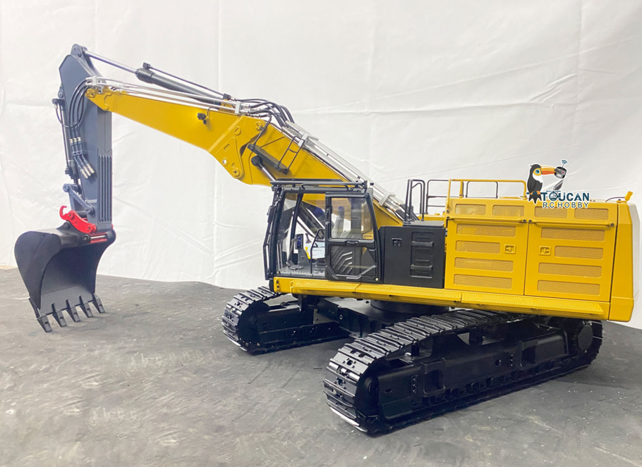 TOUCAN RC HOBBY BMG 1/14 374 UHD 4-arm RC Hydraulic Demolition Excavator Radio Control Digger Assembled & Painted PL18EV Sound Light System