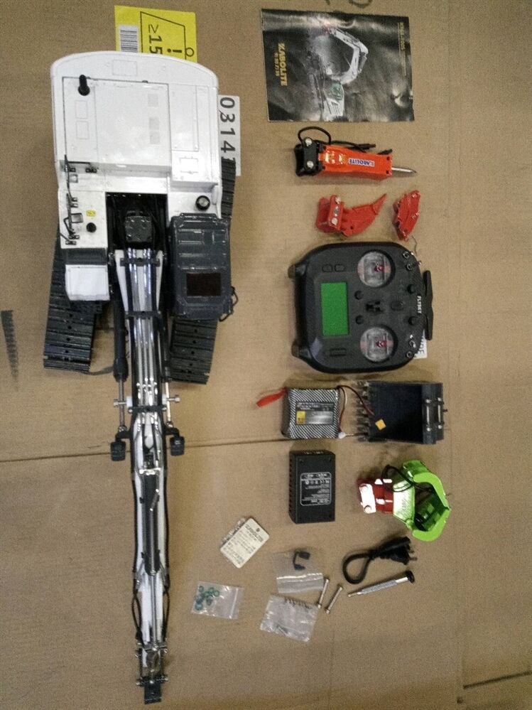 Second Hand Fast Free Shipping Kabolite K961S 1/18 RC Hydraulic Excavator HUINA Upgraded Version K336GC Digger
