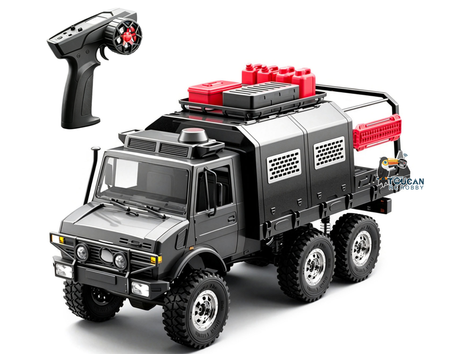 TOUCAN RC HOBBY JJRC C8823C 1/12 6x6 RC Crawler Car Remote Control Off Road Rock Climbing Truck 2 Speed Gearbox LED Lights 370 Brushed Motor