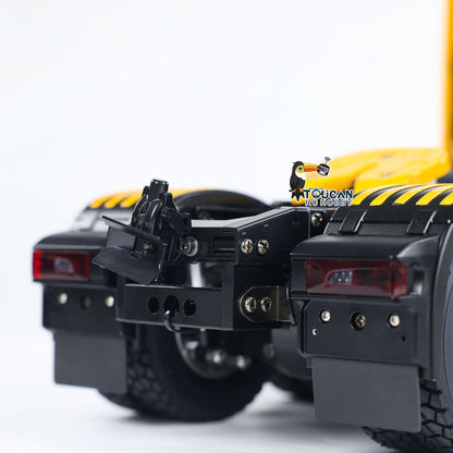 Real scale 8X4 RC tractor complete vehicle with motor esc servo sound light set smoke system assembly
