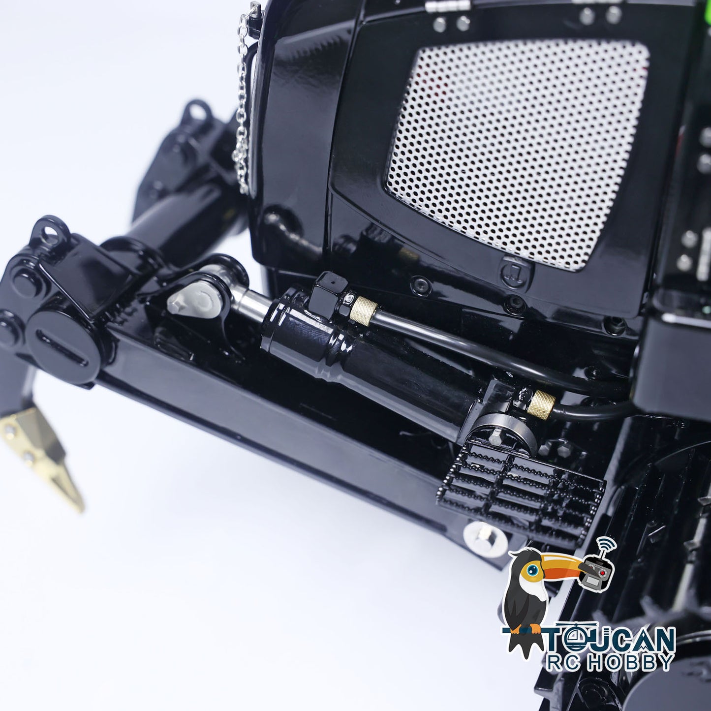 LESU LR636 1/14 Metal RC Hydraulic Loader B0014 RTR Brushless Drive Motor Tail Hook Rear Plow PL18EV Lite Remote Controller 4 Ways Directional Valve Sound Light System