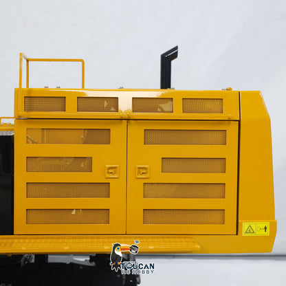1/8 Metal Remote Control Hydraulic Excavator 390F Heavy Duty 3CH Valves RC Construction Vehicle Models Flysky PL18EV Radio
