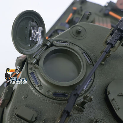 M4A3 rc armored tank smoke system full rotating turret bb bullet firing function

