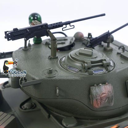 M4A3 rc tank infrared combat mode bb shooting smoke output howitzer equipped
