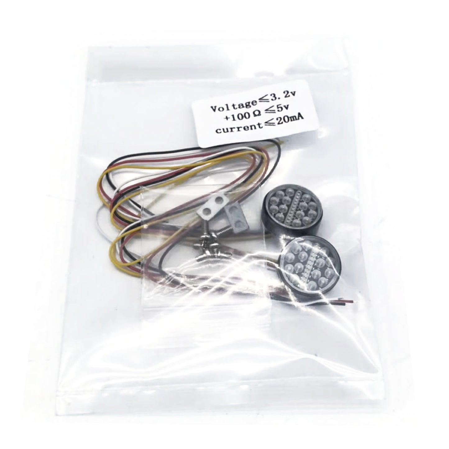 Degree LED Spotlight for 1/14 RC Hydraulic Dumper Tractor Truck Trailer Lorry