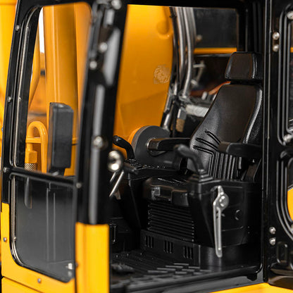 LESU AOUE ET26L 1/14 Metal RC Hydraulic Excavator B0012 Remote Controlled Construction Vehicle Light System Simulated GPS for DIY Hobby Collectors