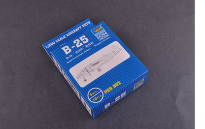 US Stock Trumpeter 04204 1/200 Scale Unassembled Unpainting Mitchell Bomber Fighter Aircraft Mini Plane Model Kit Toys Gifts