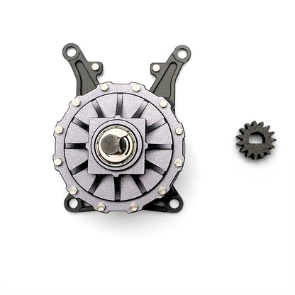 TOUCAN RC HOBBY Metal Reduction Gearbox for DIY 1/14 RC Tractor Truck Remote Control Dumper Model Original Gearbox Increase Torque