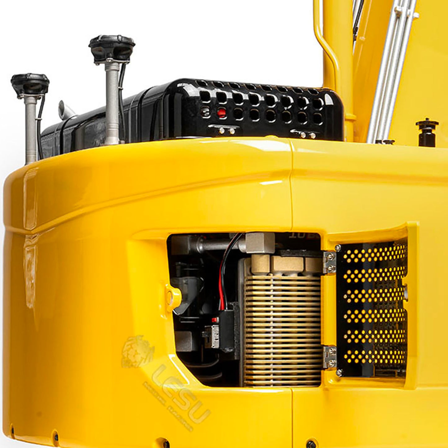 LESU Aoue ET26L 1/14 Metal RC Excavator B0012 RTR Hydraulic Short Tail Tracked Digger Simulated GPS Light System FlySky PL18EV Controller