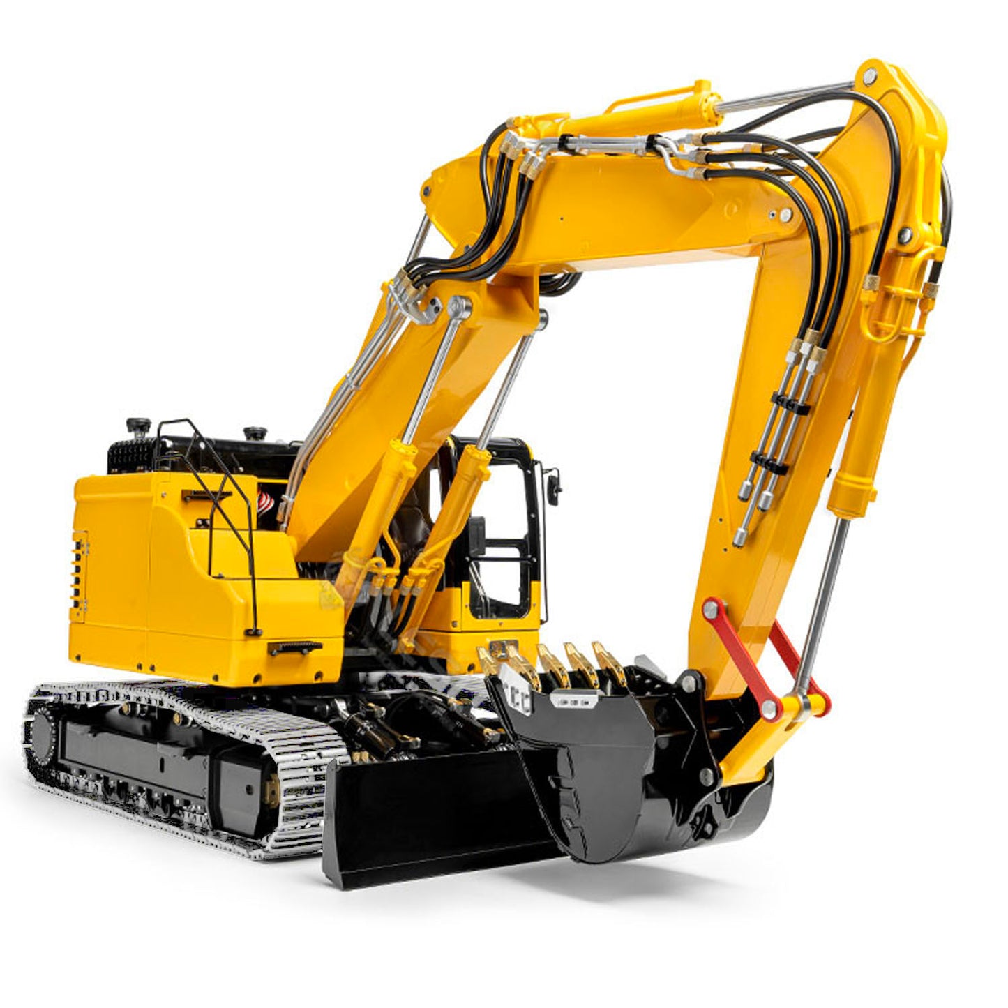 LESU Aoue ET26L 1/14 Metal RC Excavator B0012 RTR Hydraulic Short Tail Tracked Digger Simulated GPS Light System FlySky PL18EV Controller