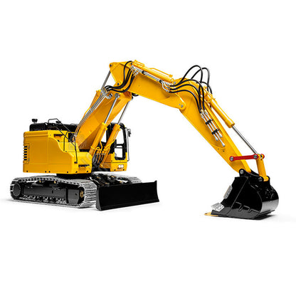 LESU Aoue ET26L 1/14 Metal RC Excavator B0012 RTR Hydraulic Short Tail Tracked Digger Simulated GPS Light System FlySky PL18EV Controller