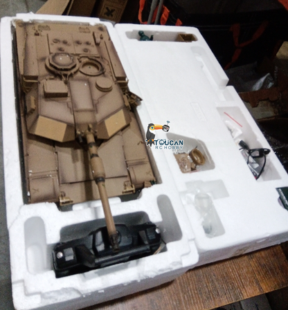 TOUCAN RC HOBBY Free Shipping Second Hand US Stock Henglong 1/16 Scale 7.0 Customize Abrams RC Tank 3918