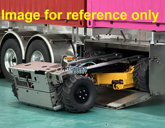 Super Frog Metal 1/14 Remote Control Hydraulic Truck Mounted Forklift BM214 5 Way Valves Light System Sound Frsky X14 Radio