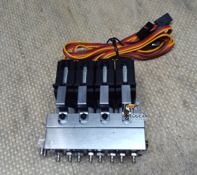 Free Shipping Second Hand US Stock Metal Reversing Valve 4CH for 1/14 1/16 RC Dozer Excavator Loader
