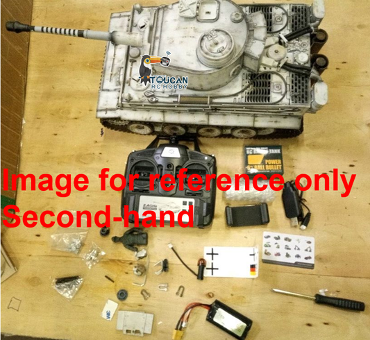Second Hand Fast Free Shipping German Tiger I RC Tank 1/16 Heng Long Upgrade 7.0 FPV 3818 Manual Spray Tanks