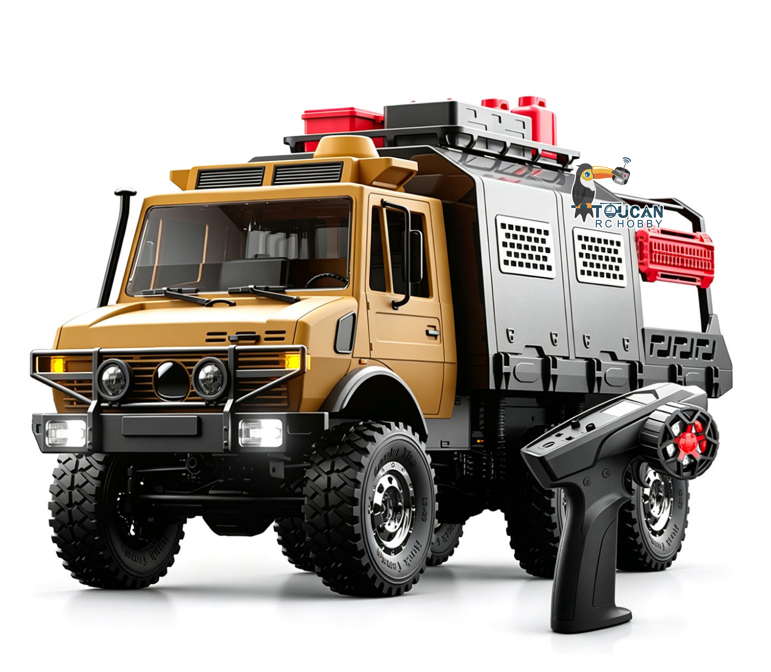 TOUCAN RC HOBBY JJRC C8823C 1/12 6x6 RC Crawler Car Remote Control Off Road Rock Climbing Truck 2 Speed Gearbox LED Lights 370 Brushed Motor