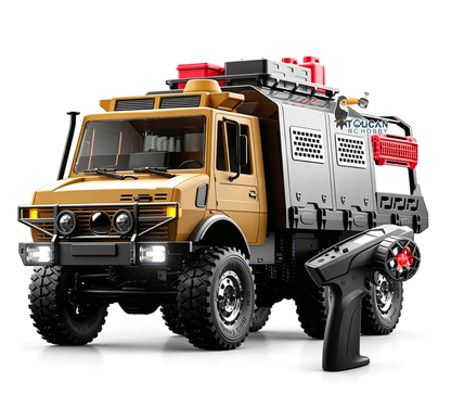 TOUCAN RC HOBBY JJRC C8823C 1/12 6x6 RC Crawler Car Remote Control Off Road Rock Climbing Truck 2 Speed Gearbox LED Lights 370 Brushed Motor