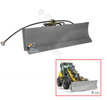 TOUCAN RC HOBBY LESU 1/14 Metal Sieve Bucket Gripper Dozer Shovel Rake Bucket for AOUE MCL8 AT1050 WA100M-8 RC Hydraulic Loader Construction Vehicles DIY Model