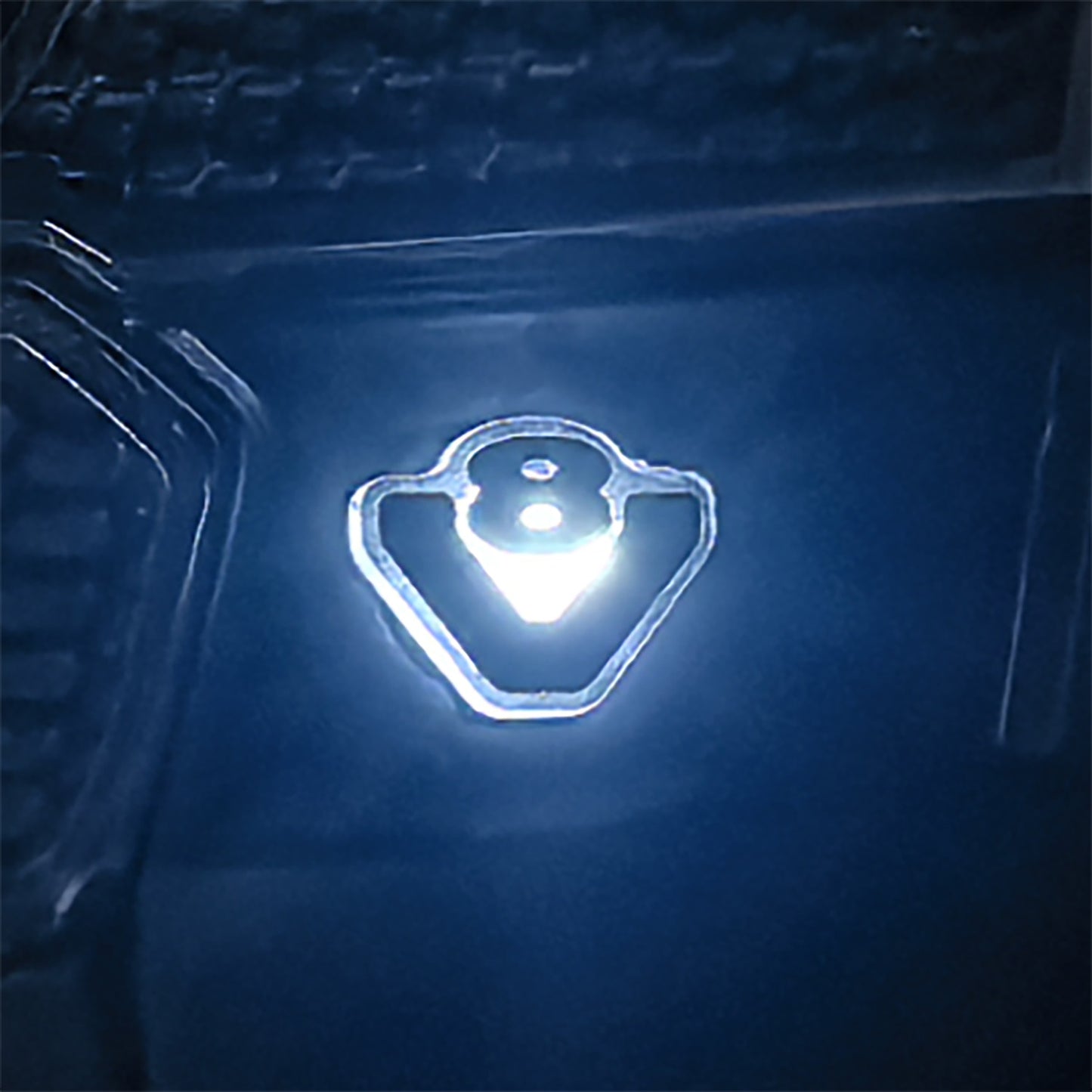 Plastic LED Light W/Metal Sticker For DIY 1/14 TAMIYA Remote Control Tractor Truck SC 770S 56368 56371 56379 Model Accessories