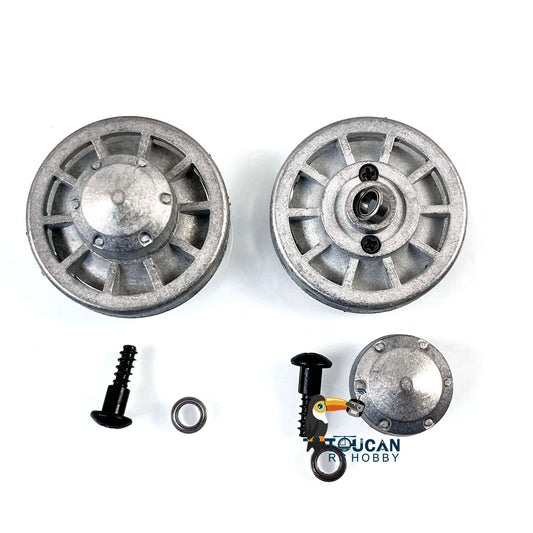 TOUCAN RC HOBBY 1Pair Metal Idler Wheel Bearing for Heng Long 1/16 German Tiger I 3818 Panther 3819 Remote Control Tank Model Spare Parts